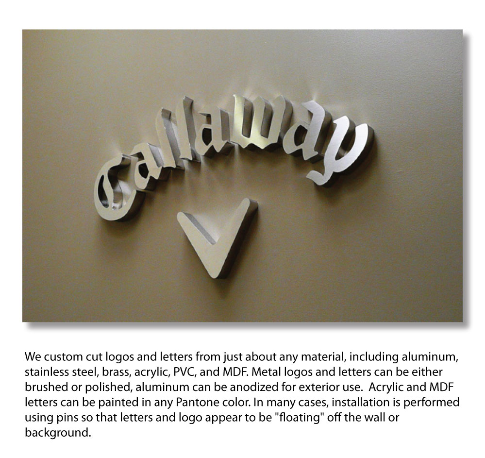 Custom Logo &amp; Letter Cutting