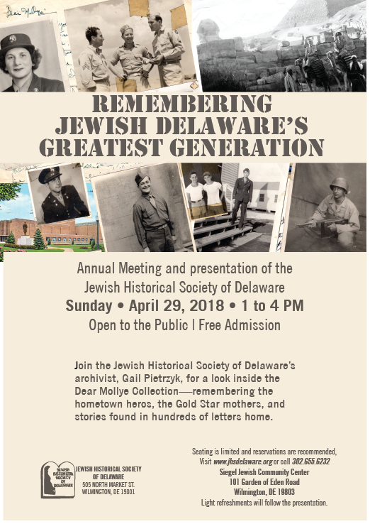 Remembering Jewish Delaware's Greatest Generation