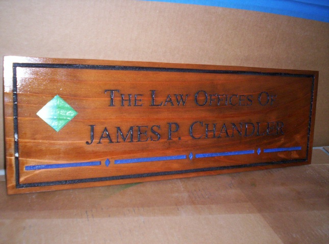 A10410 - Engraved Attorney Cedar Plaque