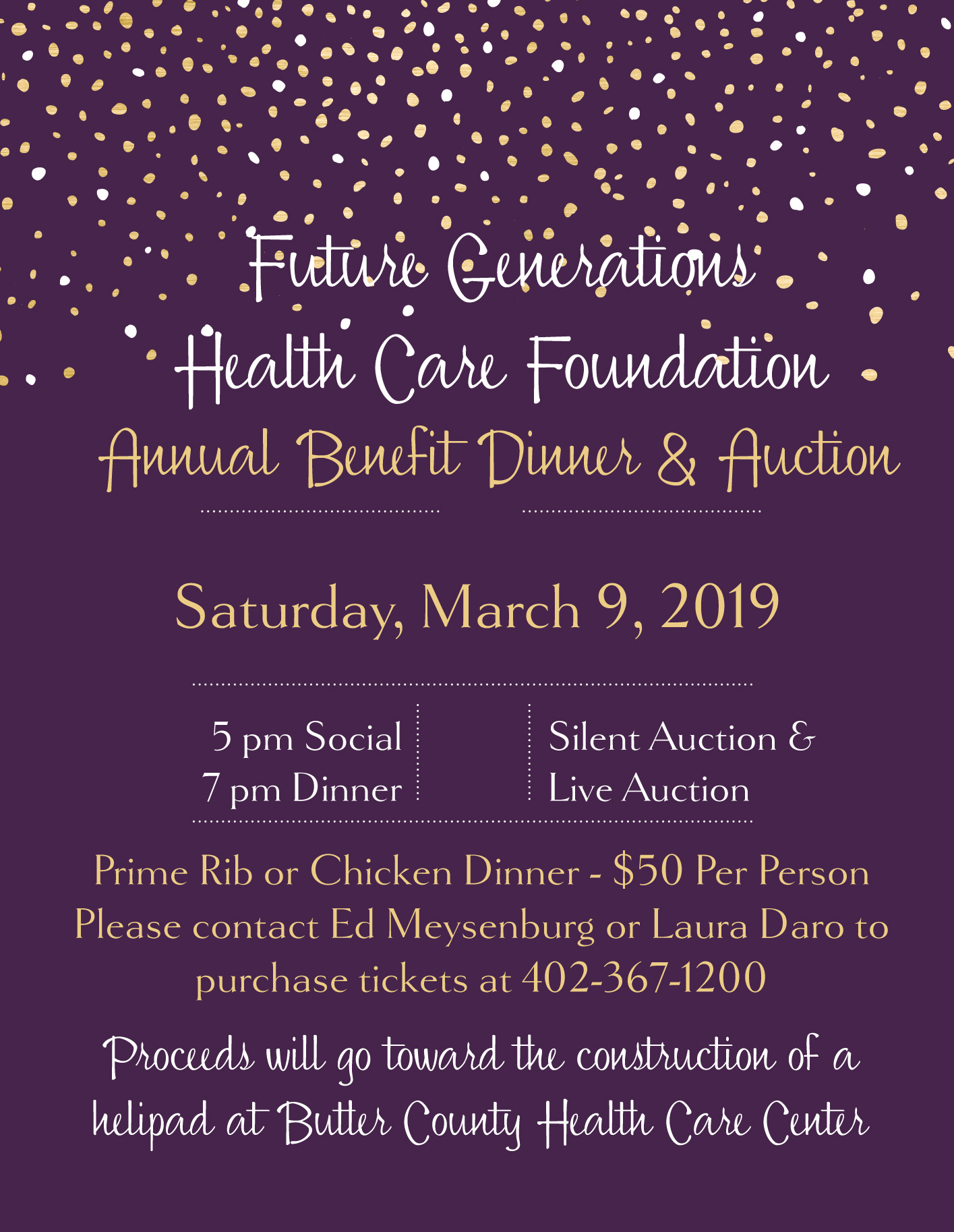 Future Generations Health Care Foundation Annual Benefit Dinner & Auction