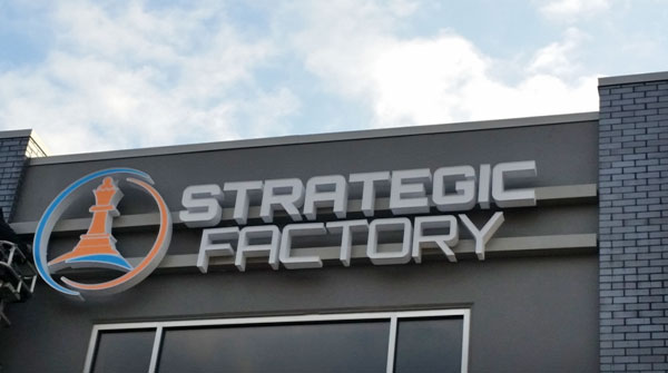 Channel Lettering at Strategic Factory