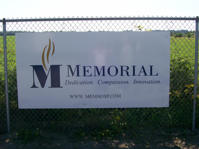 Soccer Field Sponser Sign