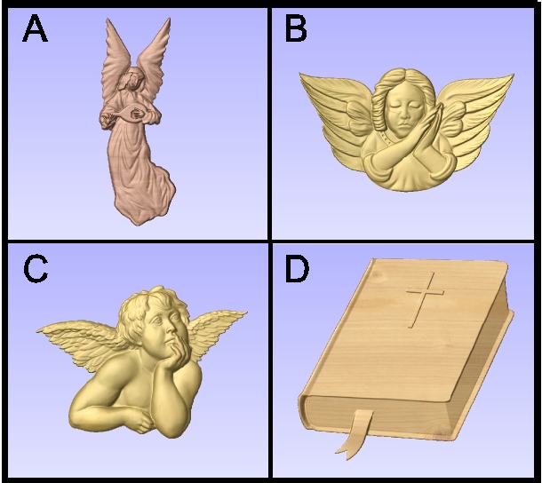 D13403 - Examples of Carved Christian Symbols