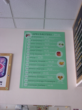 Menu Board