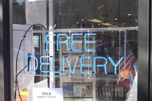 Blue Neon Sign