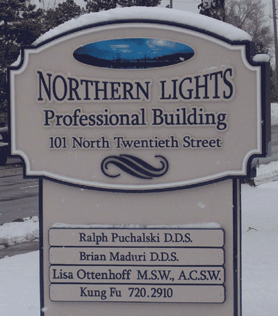 CNC ROUTED HDU SIGN