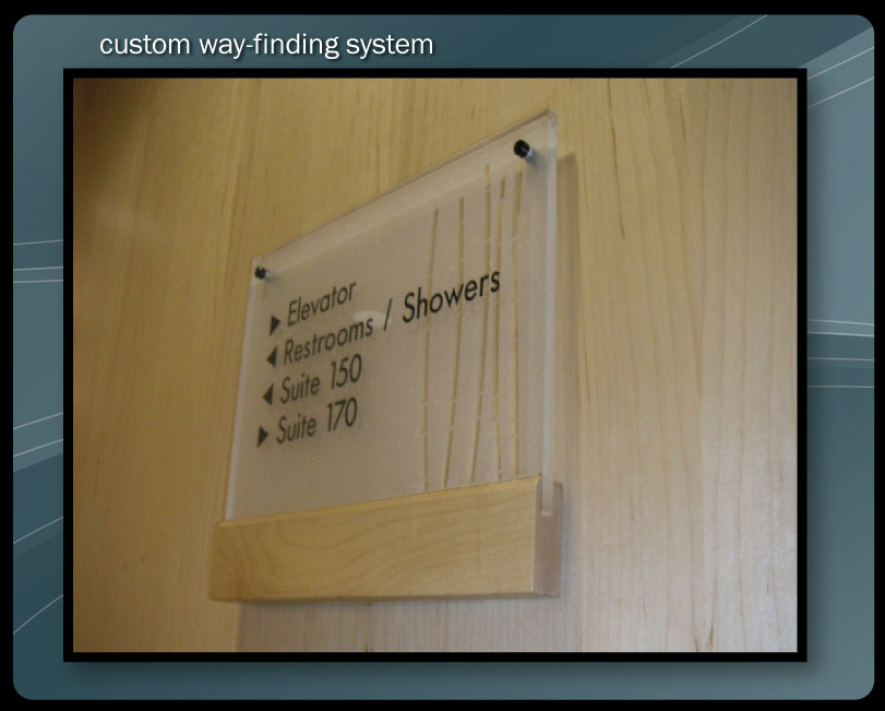 CUSTOM WAY-FINDING SYSTEM