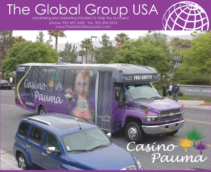 Casino Pauma Bus Wrap