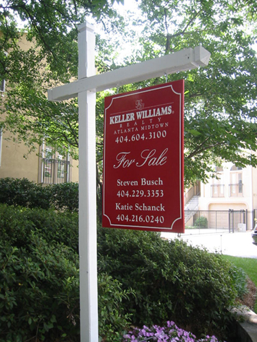 Wood L Posts and Hanging Signs