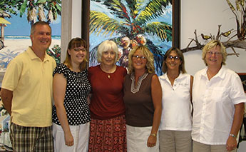 Gallery Members and Artists at CC Key Art Studio