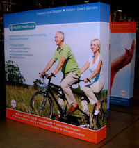 Tradeshow Display Wall and Podium Case