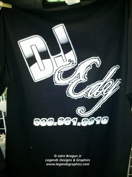 Screen Printed one color shirts