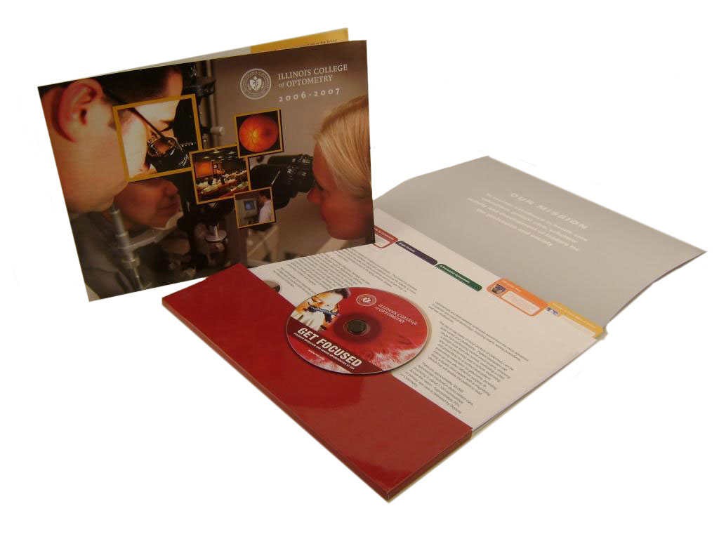 Custom Folder w/ Tabs and CD
