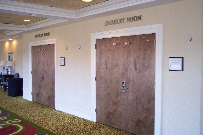 Renaissance Hotel Door Signage