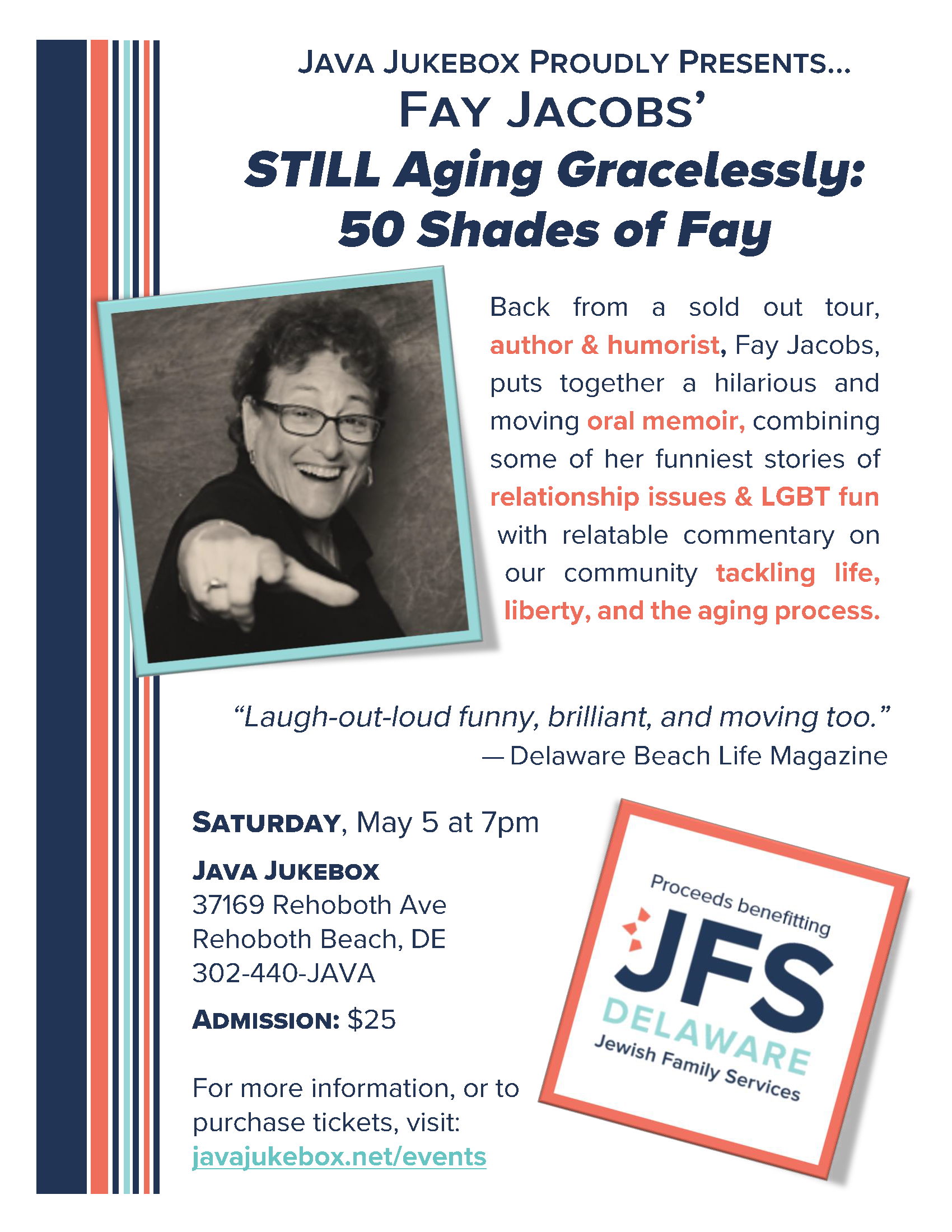 Fay Jacobs: STILL Aging Gracelessly - 50 Shades of Fay