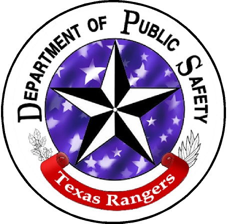 X33453 - Carved Wood Wall Plaque of Emblem for Texas Rangers