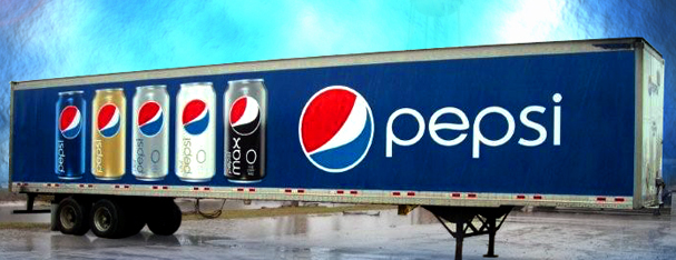 Vehicle Graphics - Trailer Wrap - Pepsi