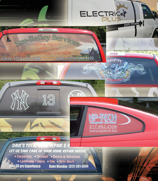 Custom Truck Window Perf
