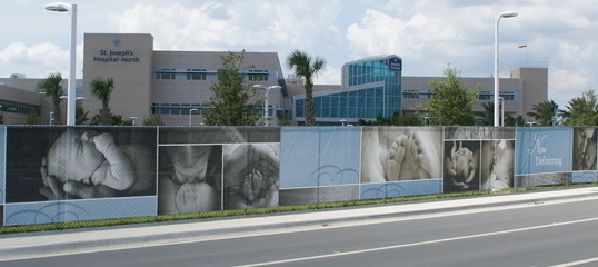 Architectural - Digital Construction Fence Banner