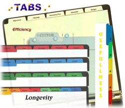 Tab Printing