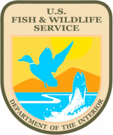 U30432 - US Fish & Wildlife Service (USFWS) Emblem Carved Wood Wall Plaque