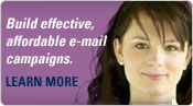 Build Effective, Affordable E-mail Campaigns.