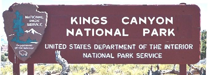 G16001 - Carved Cedar National Park Entrance Sign