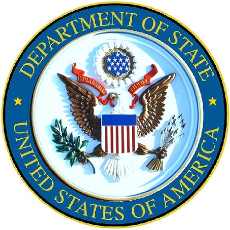 U30174 - Department of State Seal Carved 3D Wall Plaque