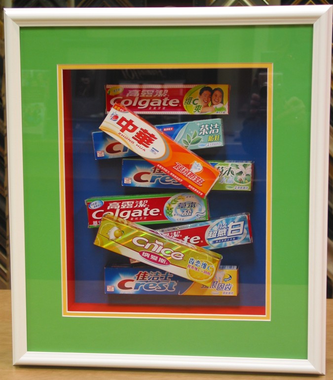Toothpaste Shadowbox