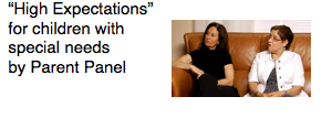 "High Expectations" - Parent Panel - 2010
