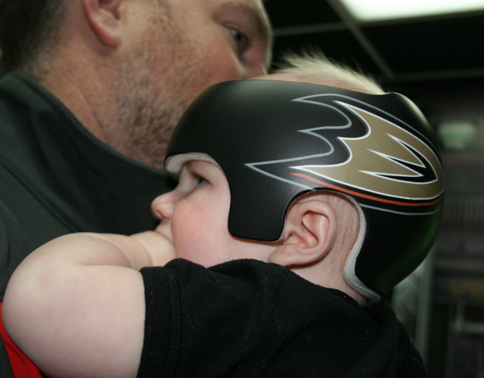 Doc Band Helmet Anaheim Ducks