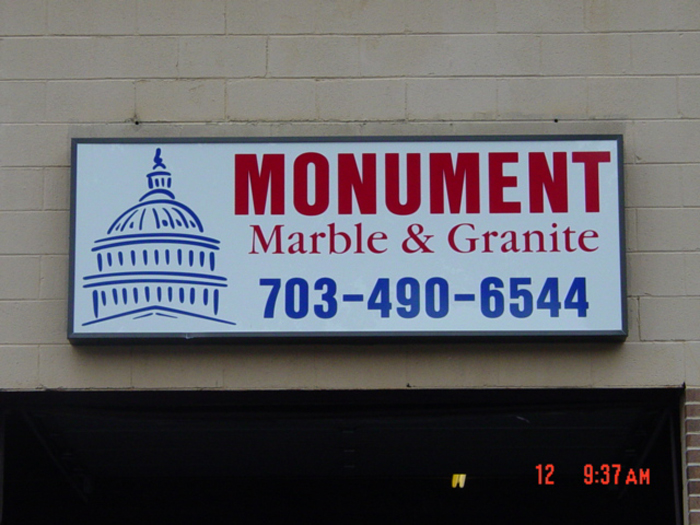 Monument Storefront Sign