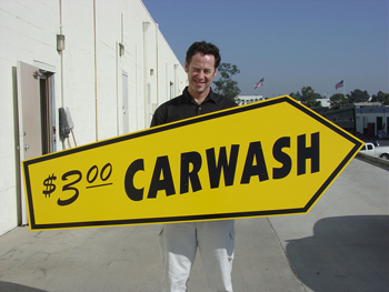 Arrow Spinner Sign