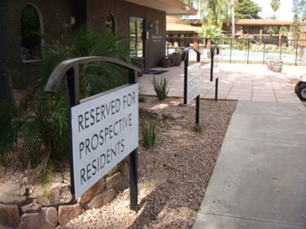 Prospective Resident Parking Signs