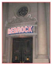 Exterior lighted sign
