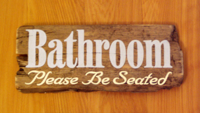 Bathroom ~ Please Be Seated