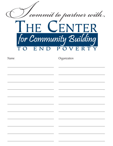 CFCB Leadership Summit Committment Sheet