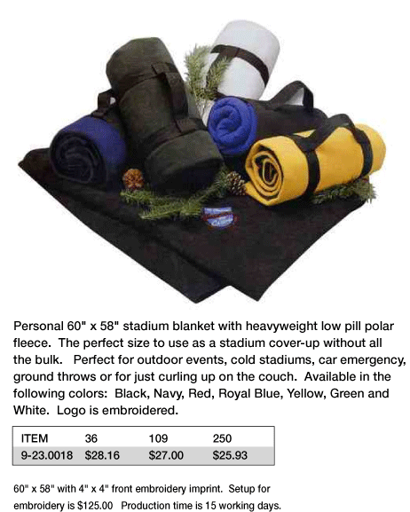 Stadium Blanket