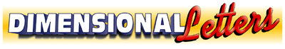 Dimensional Letters