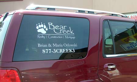 Vehicle window graphics