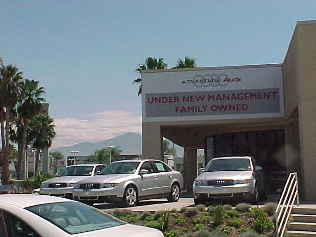 7 x 20 Audi banner