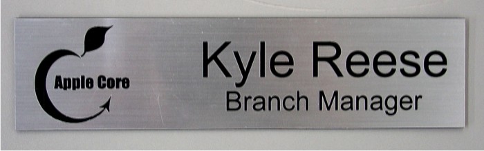 Name Plate with Logo