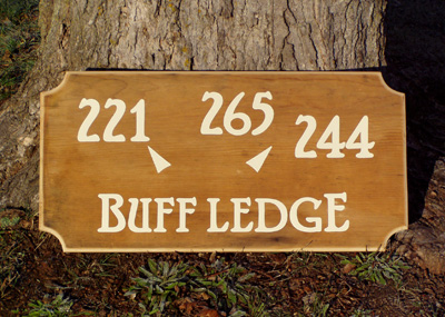 Business or Residential directional sign