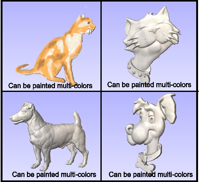 B11601 - Examples of Carved Art for Veterinarian signs