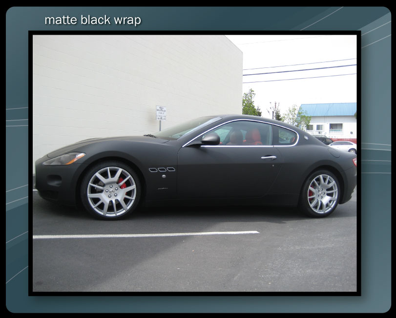 MATTE BLACK WRAP