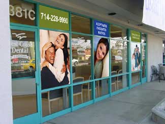 GLOSSY ADHESIVE ON WINDOWS