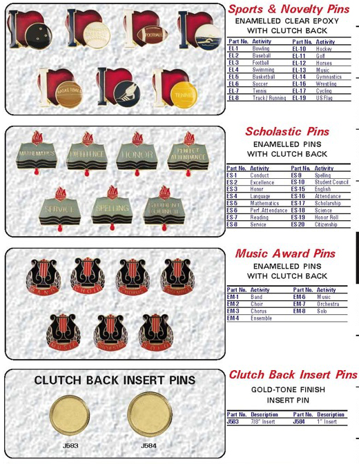 Recognition Pins 11