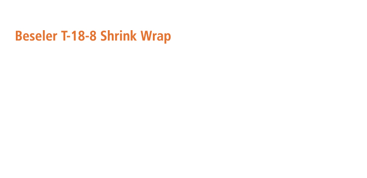 Beseler T-18-8 Shrink Wrap