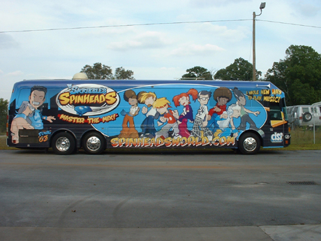Spinheads Bus Wrap