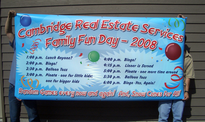Cambridge Family Fun Day Banner